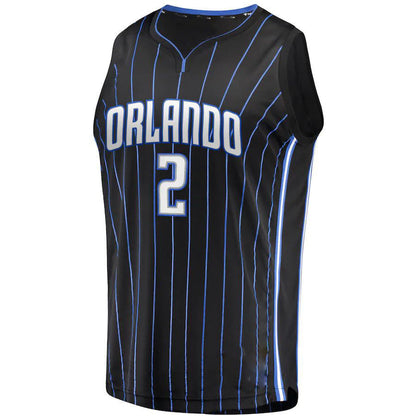 O.Magic #2 Caleb Houstan Fanatics Branded 2021-22 Fast Break Replica Jersey Icon Edition Black Stitched American Basketball Jersey - Main View