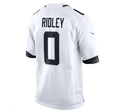 J.Jaguars #0 Calvin Ridley Game Jersey - White Stitched American Football Jerseys - Main View