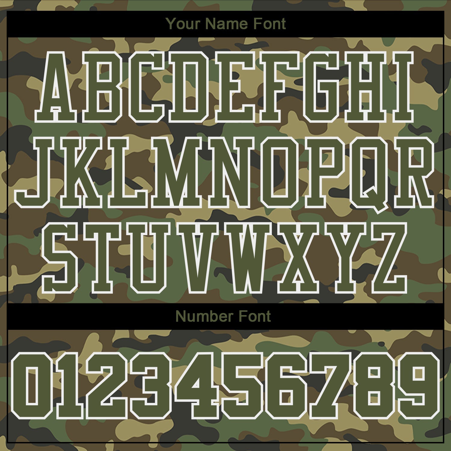 Custom Camo Olive-White Round Neck Sublimation Salute To Service Basketball Uniform Jersey view 4
