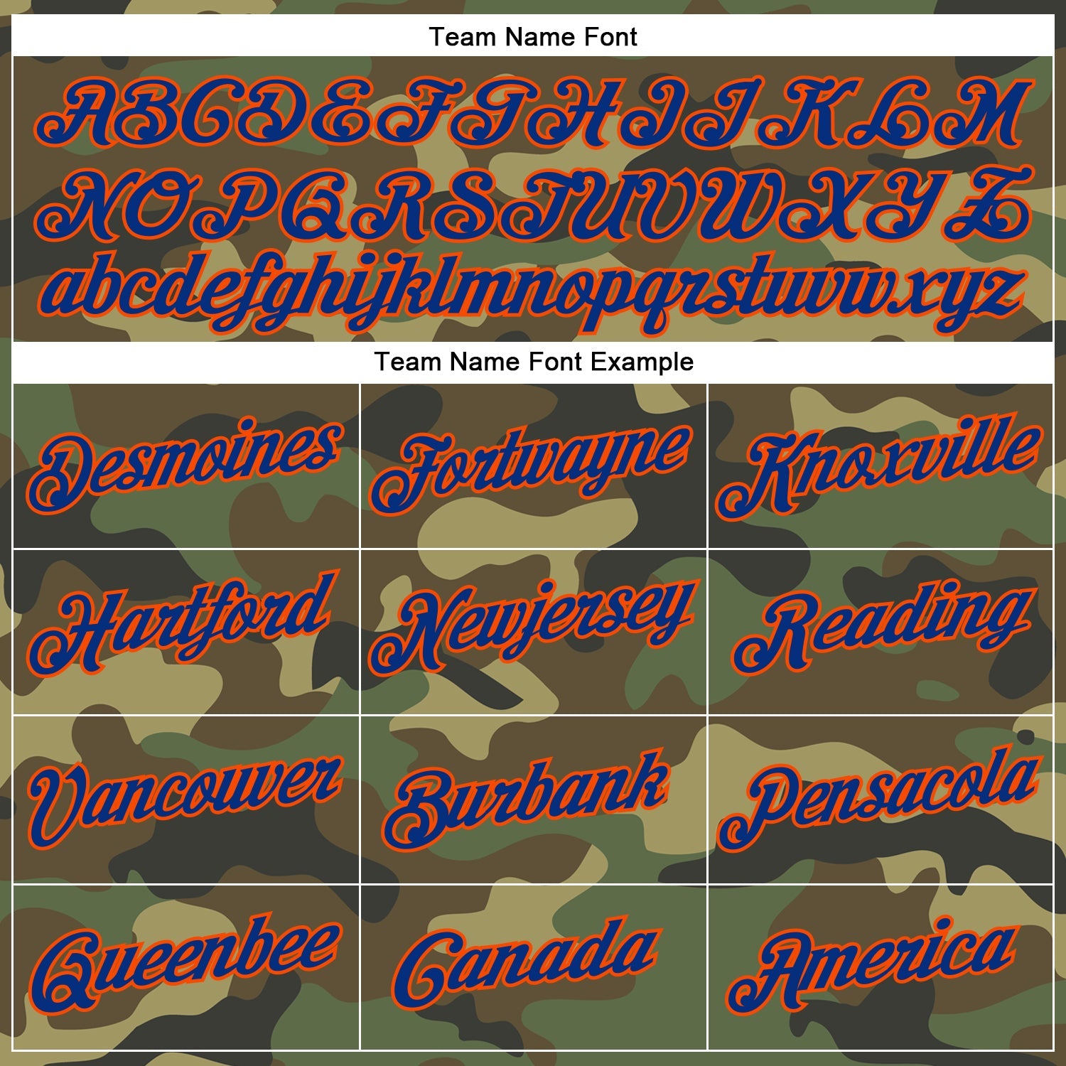 Custom Camo Royal-Orange Performance Salute To Service T-Shirt view 3