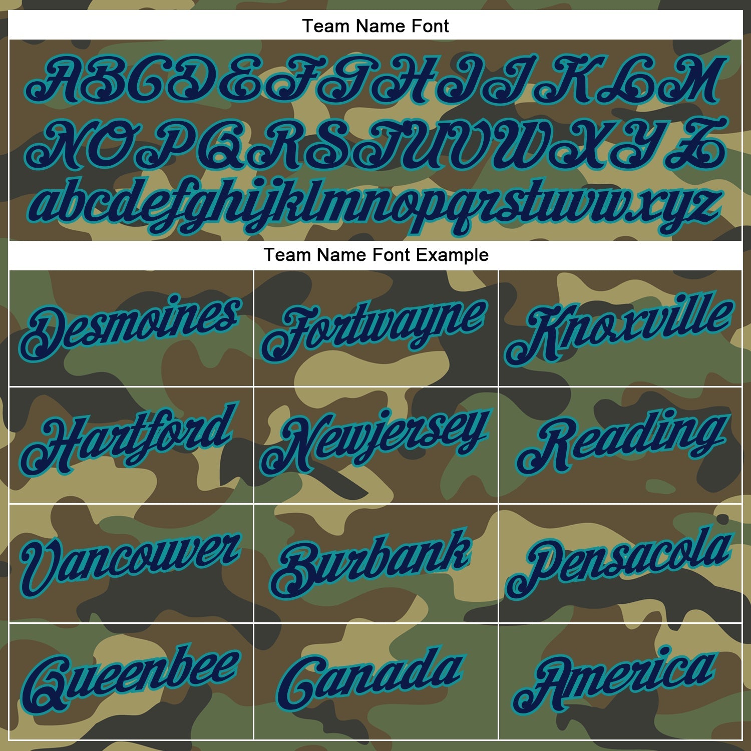 Custom Camo Navy-Teal Performance Salute To Service T-Shirt view 3