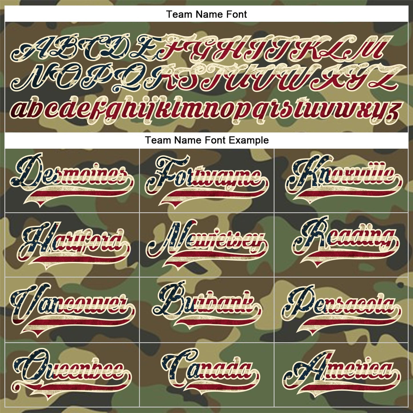 Custom Camo Vintage USA Flag Cream-Black Salute To Service Hockey Lace Neck Jersey view 5