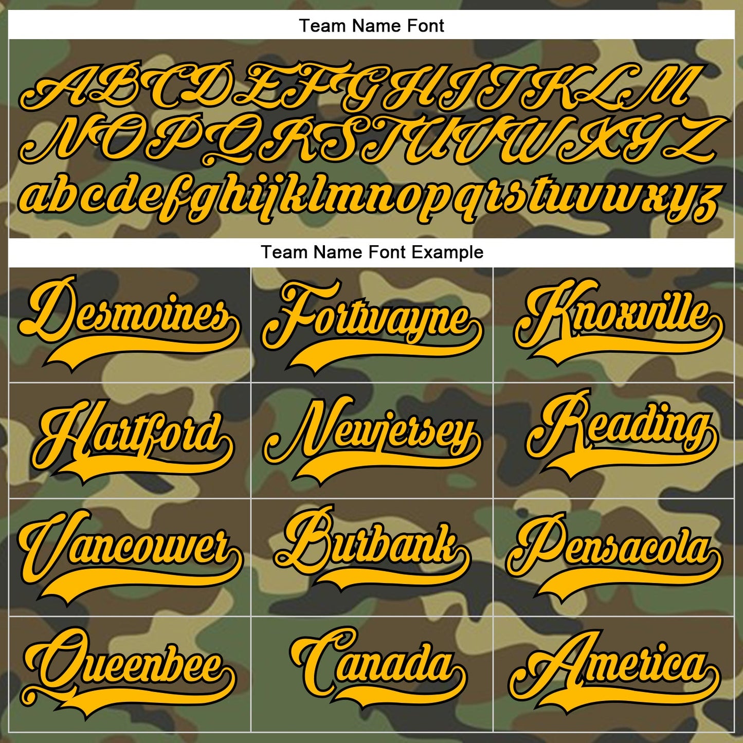 Custom Camo Gold-Black Salute To Service Hockey Lace Neck Jersey view 4