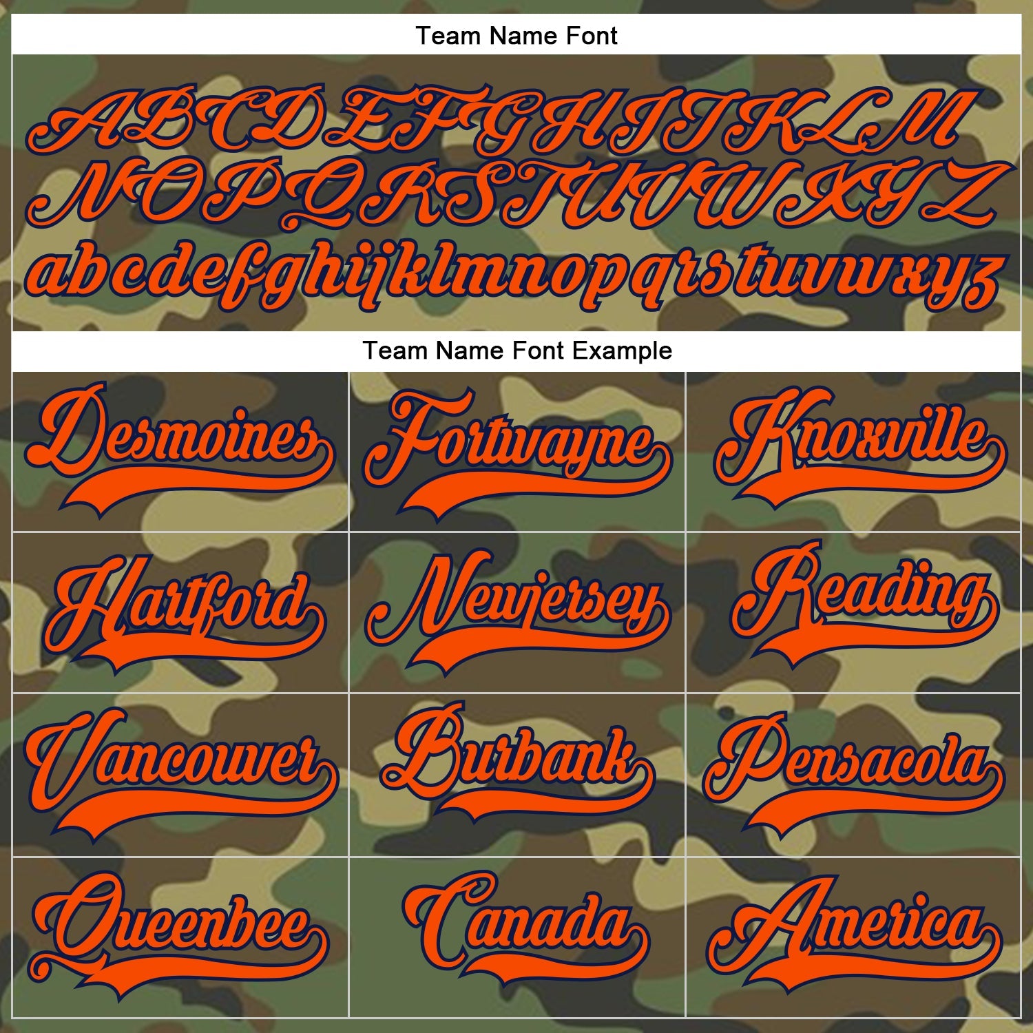 Custom Camo Orange-Navy Salute To Service Hockey Lace Neck Jersey view 4