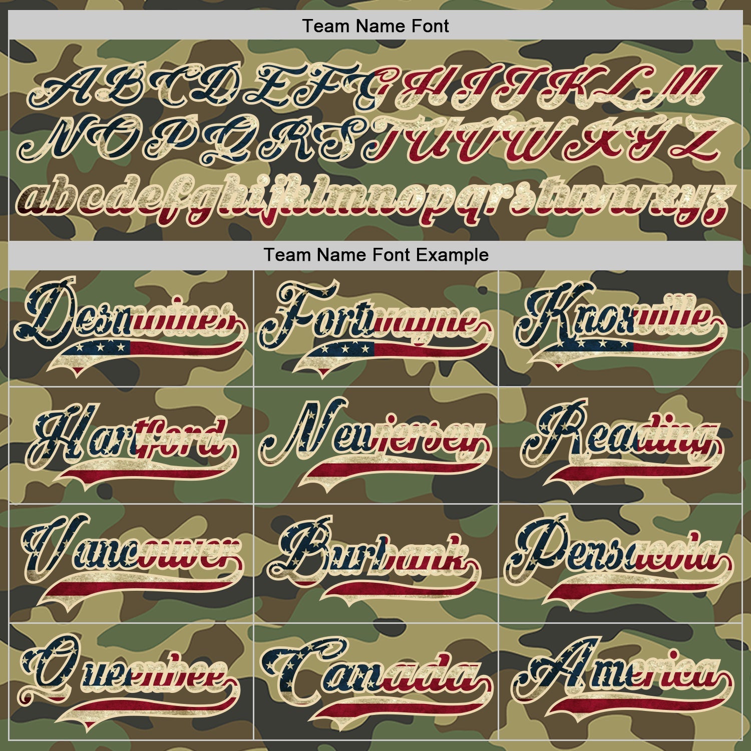 Custom Camo Vintage USA Flag Cream-Black Salute To Service Hockey Lace Neck Jersey view 4