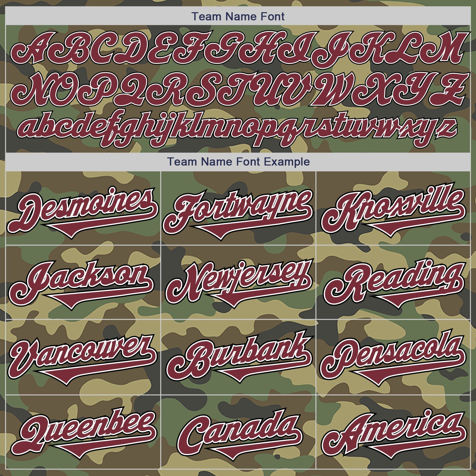 Custom Camo Burgundy-Black Authentic Salute To Service Baseball Jersey view 4