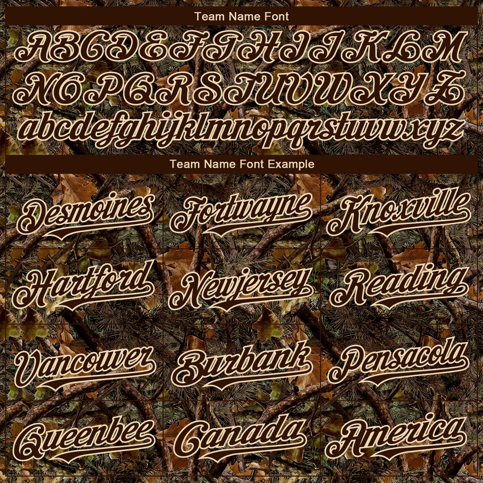 Custom Camo Brown-Cream 3D Woodland Camo Authentic Salute To Service Baseball Jersey view 4