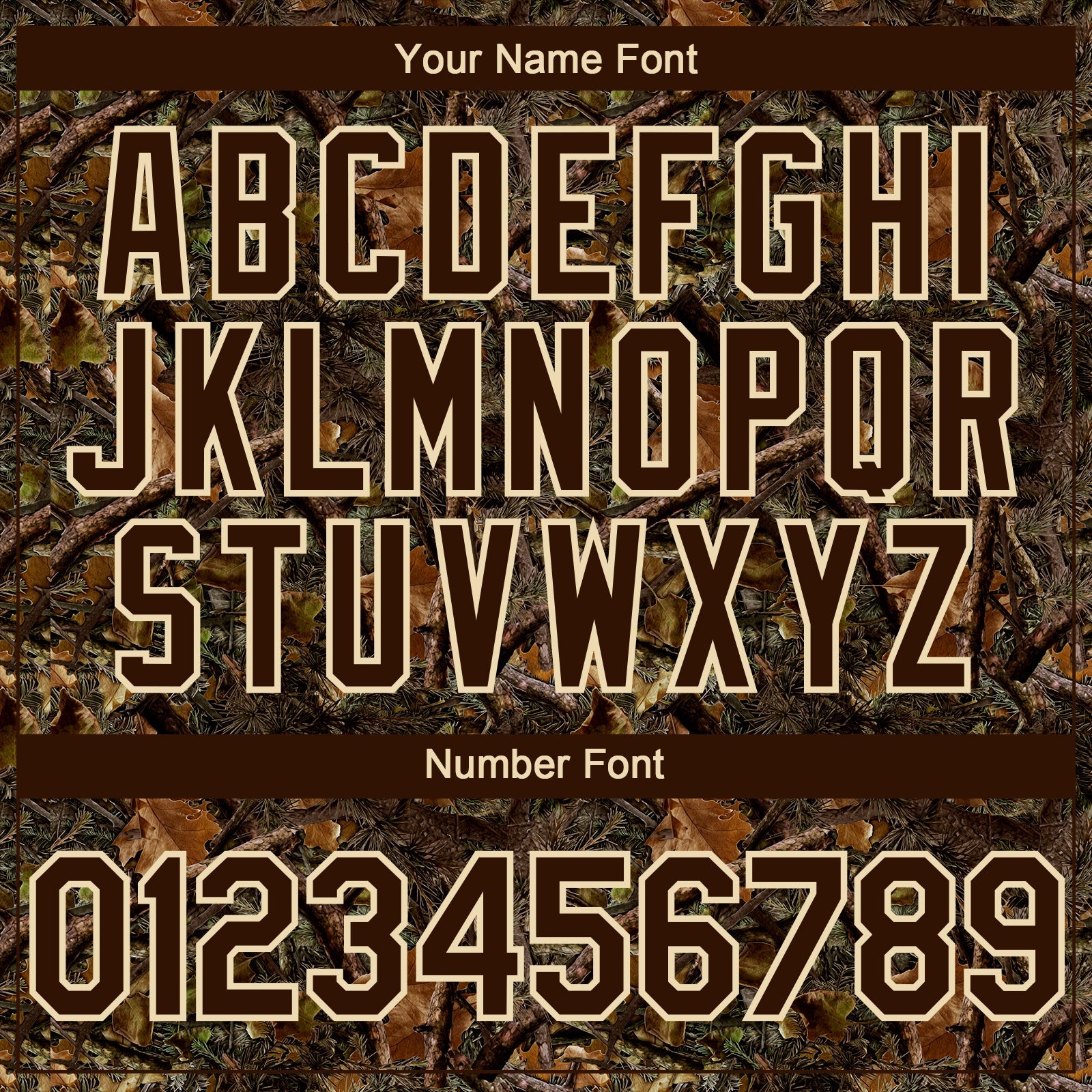 Custom Camo Brown-Cream 3D Woodland Camo Authentic Salute To Service Baseball Jersey view 5