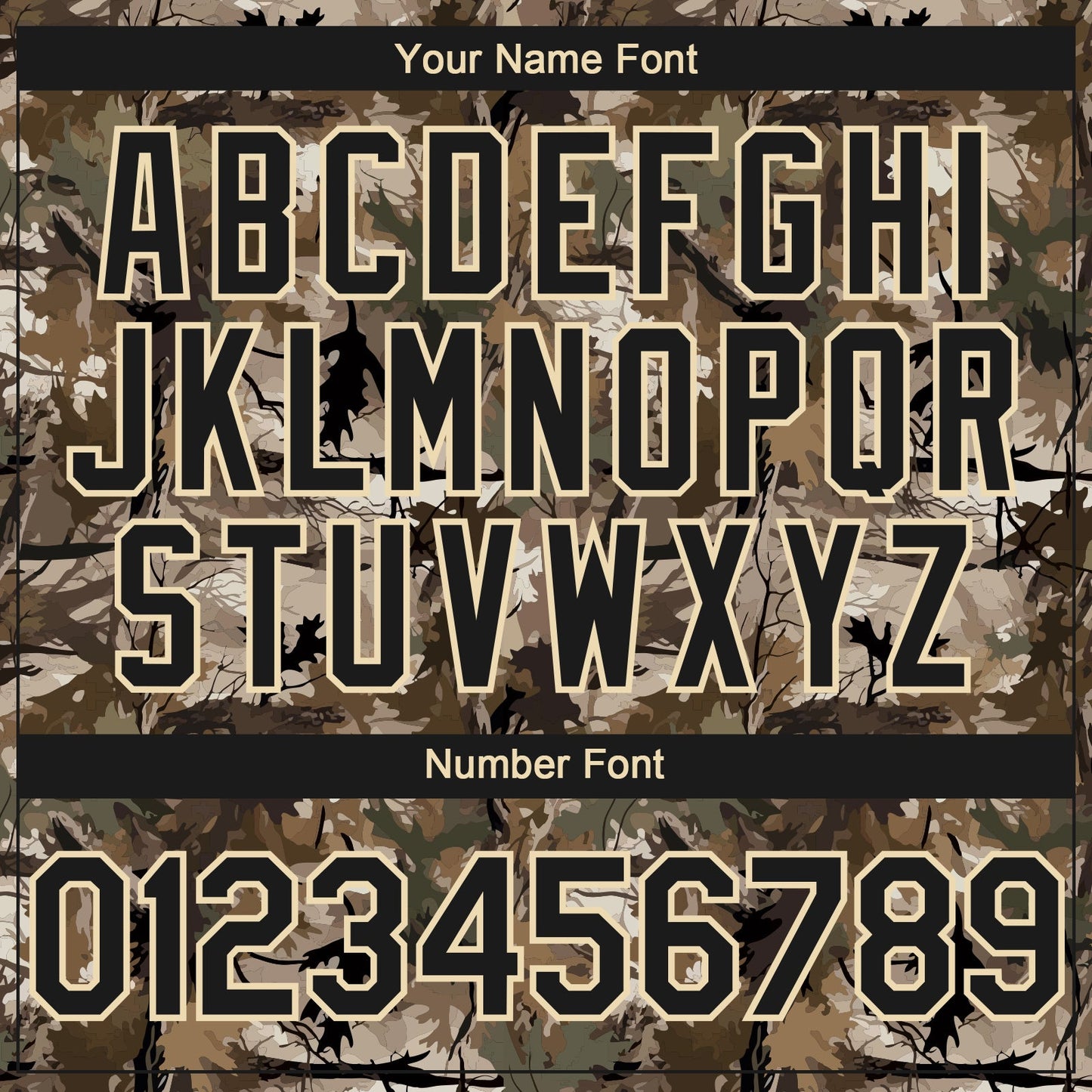 Custom Camo Black-Cream 3D Woodland Camo Authentic Salute To Service Baseball Jersey view 5
