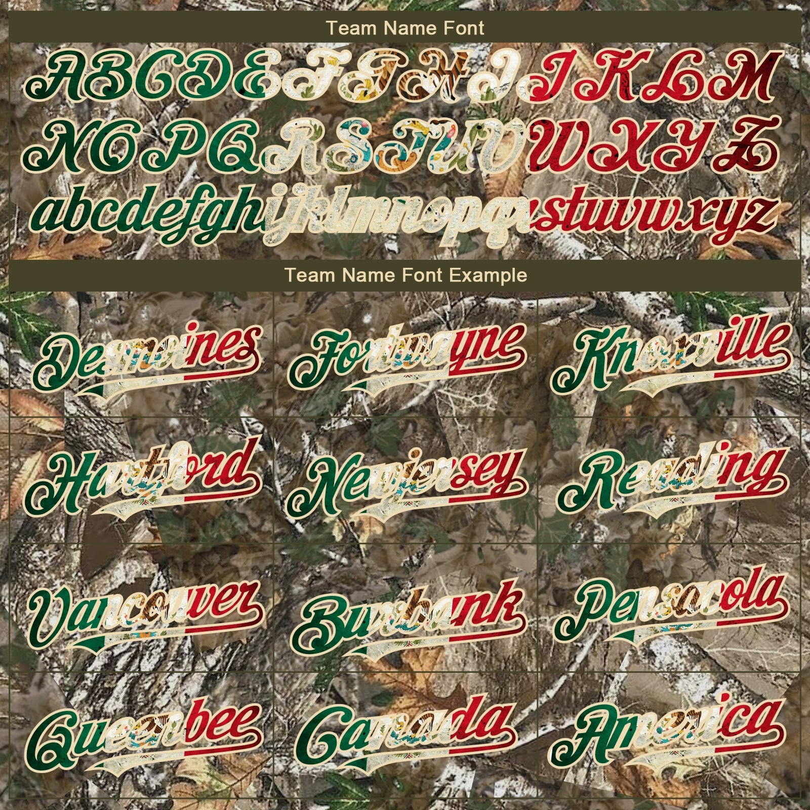 Custom Camo Vintage Mexican Flag-Cream 3D Woodland Camo Authentic Salute To Service Baseball Jersey view 4