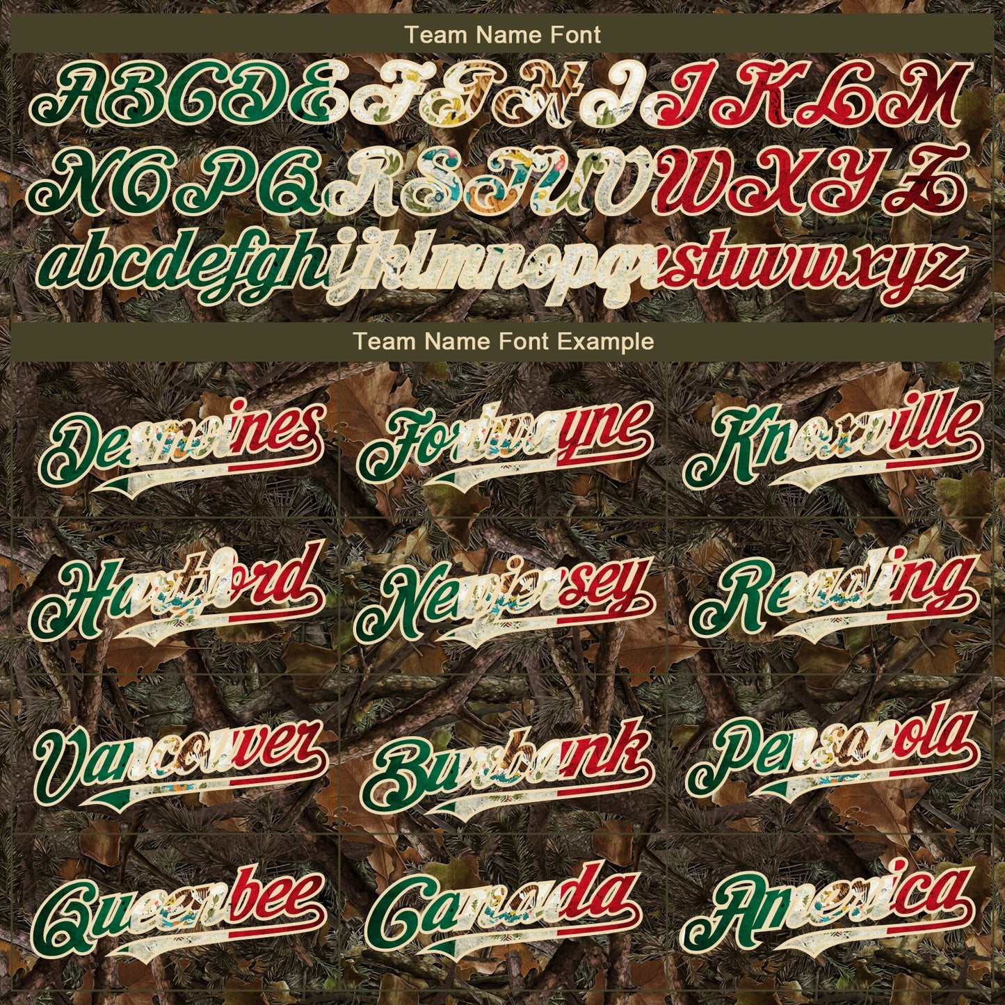 Custom Camo Vintage Mexican Flag-Cream 3D Woodland Camo Authentic Salute To Service Baseball Jersey view 4