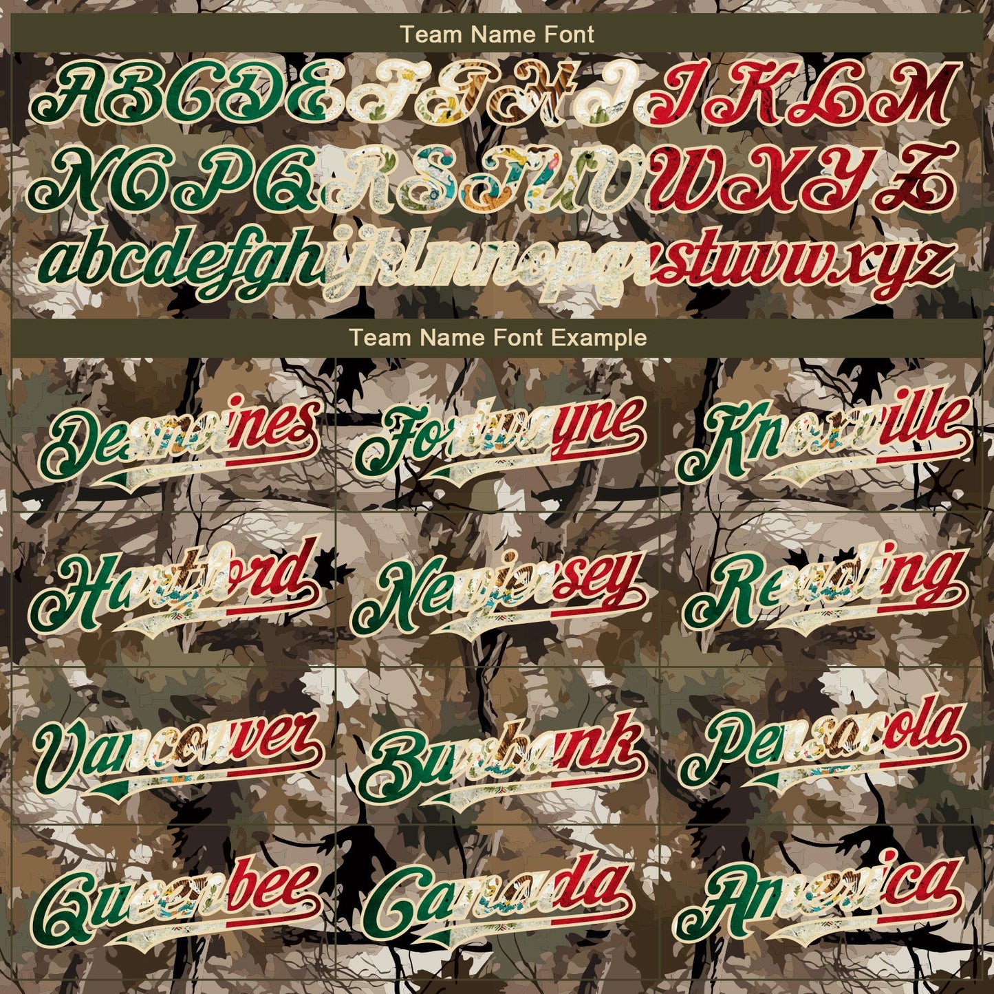 Custom Camo Vintage Mexican Flag-Cream 3D Woodland Camo Authentic Salute To Service Baseball Jersey view 4