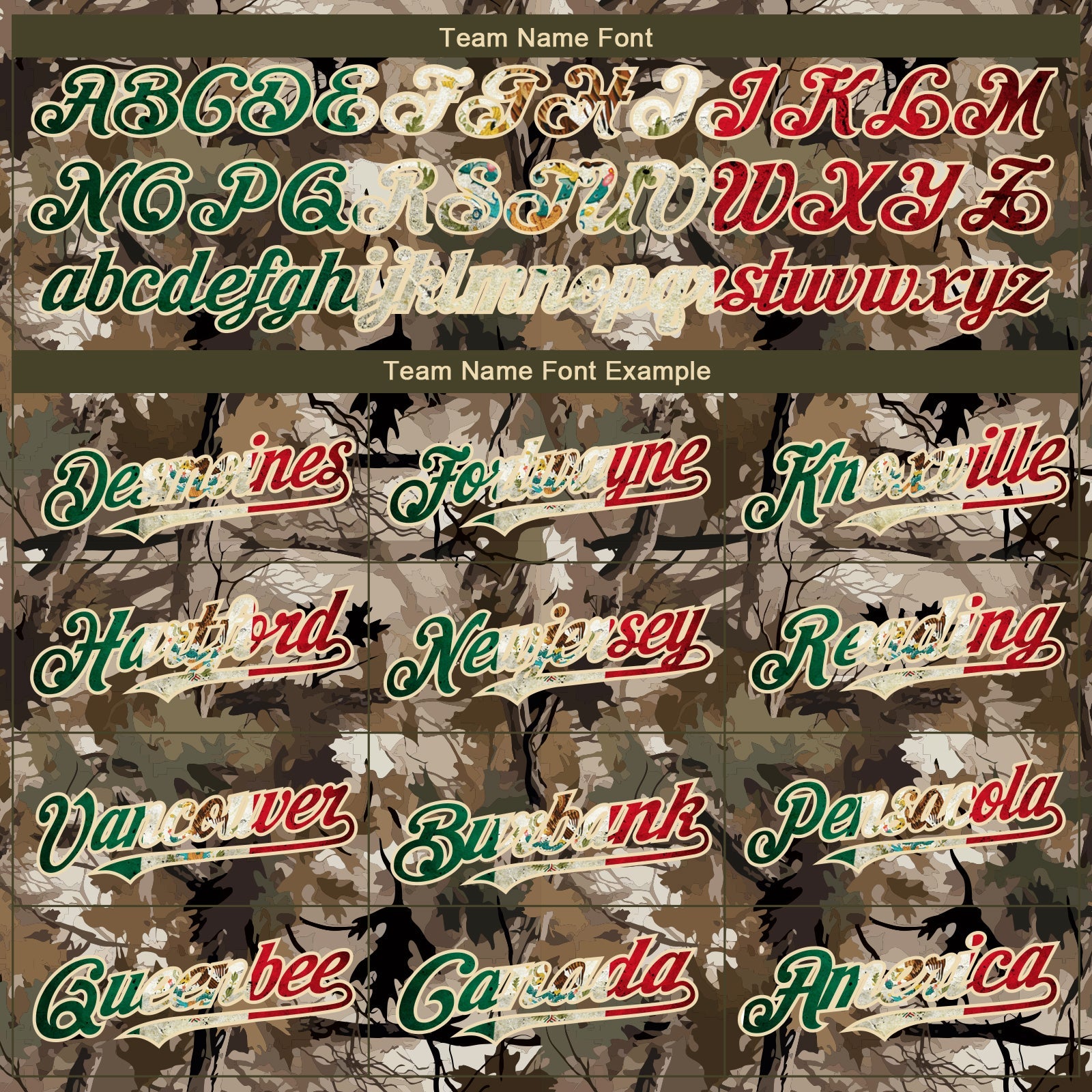 Custom Camo Vintage Mexican Flag-Cream 3D Woodland Camo Authentic Salute To Service Baseball Jersey view 4