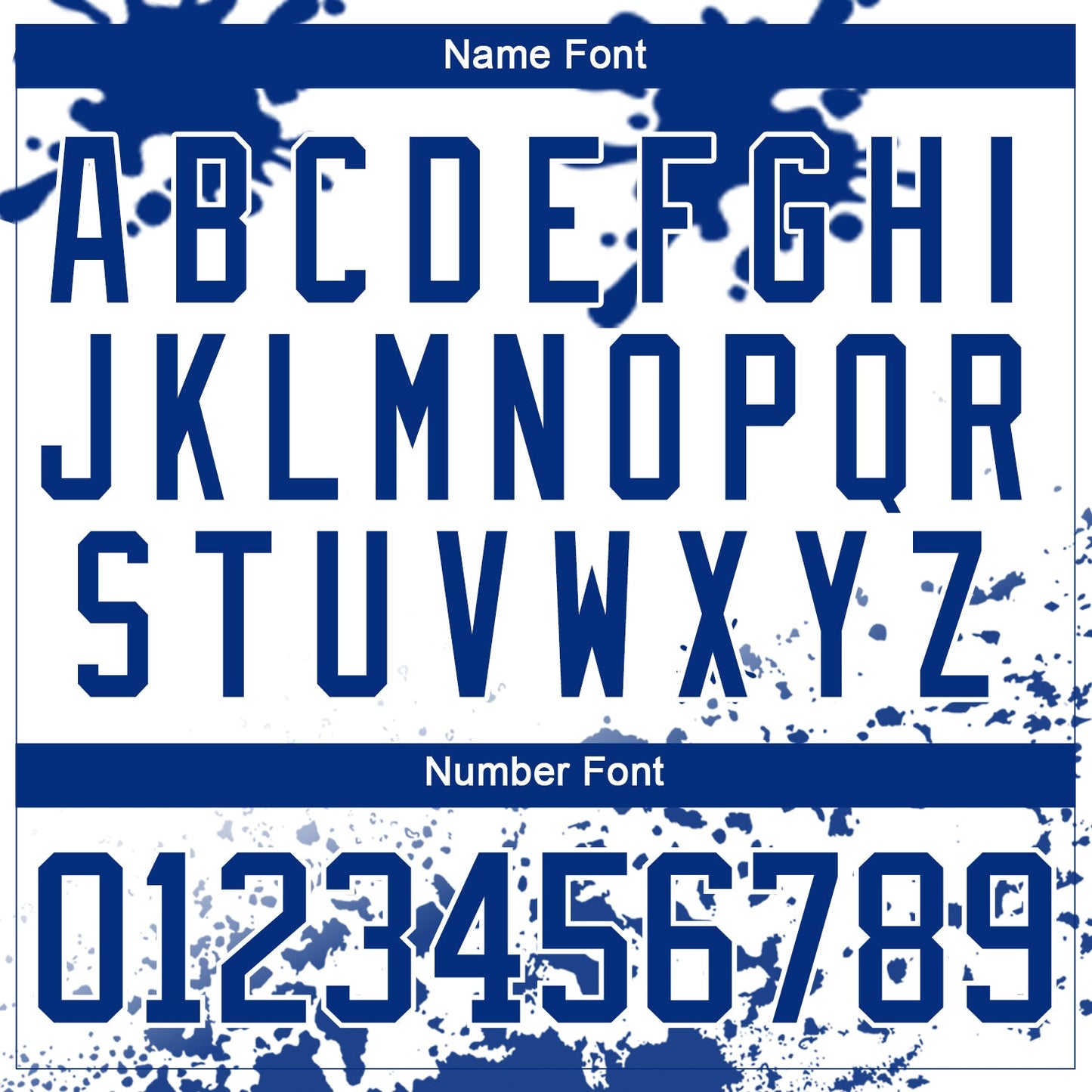 Custom Camo Royal-White Splash Hockey Lace Neck Jersey view 5