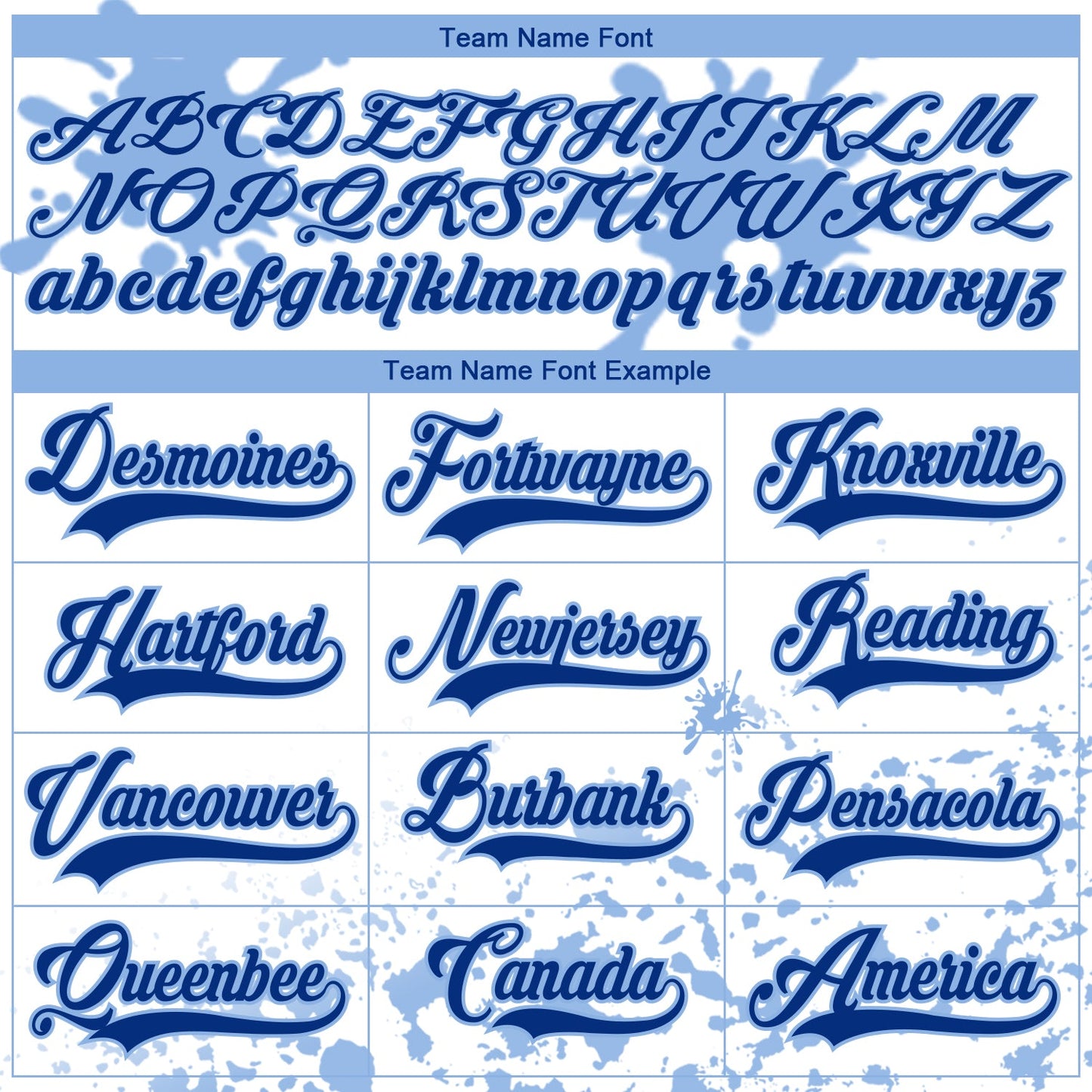 Custom Camo Royal Light Blue-White Splash Hockey Lace Neck Jersey view 4