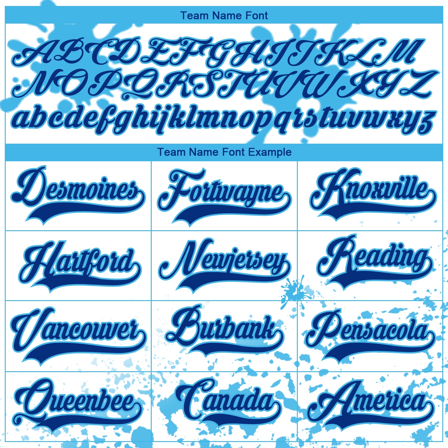 Custom Camo Royal Sky Blue-White Splash Hockey Lace Neck Jersey view 4
