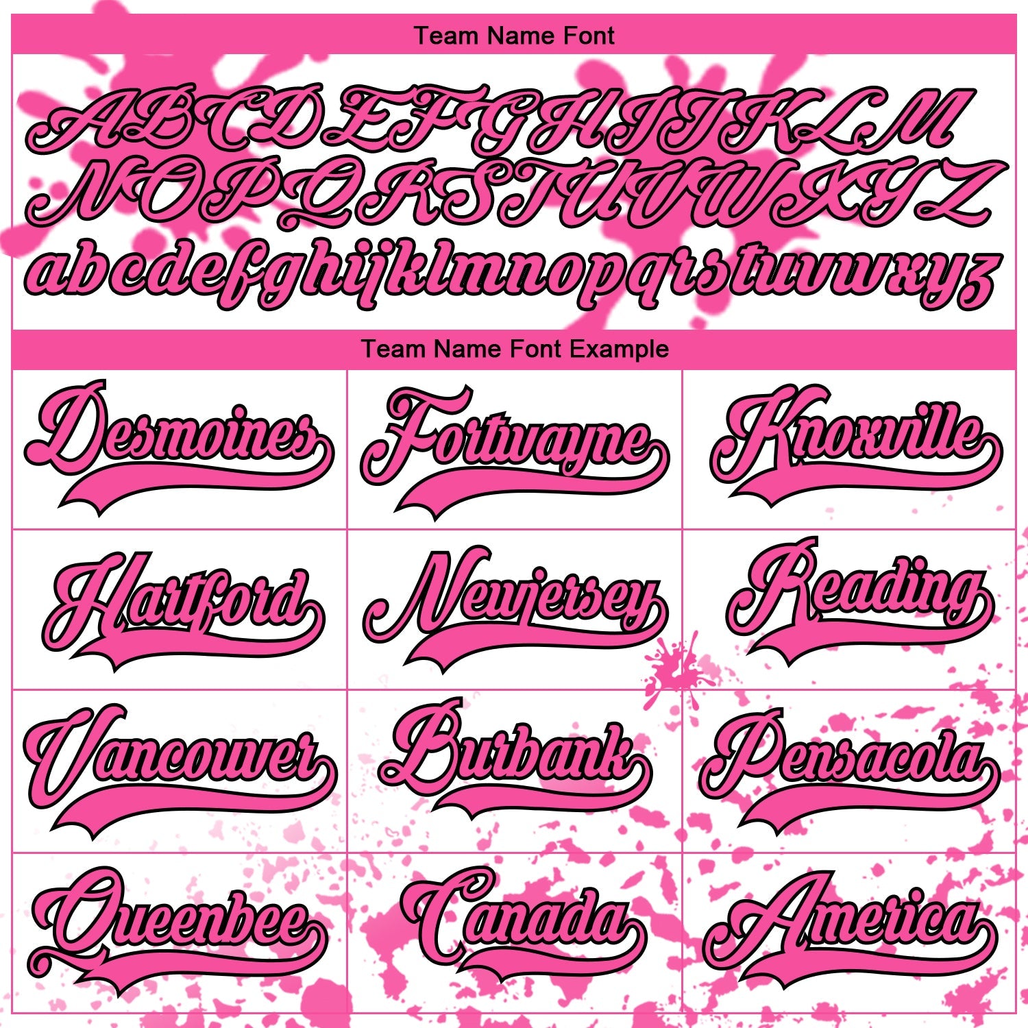 Custom Camo Pink Black-White Splash Hockey Lace Neck Jersey view 4