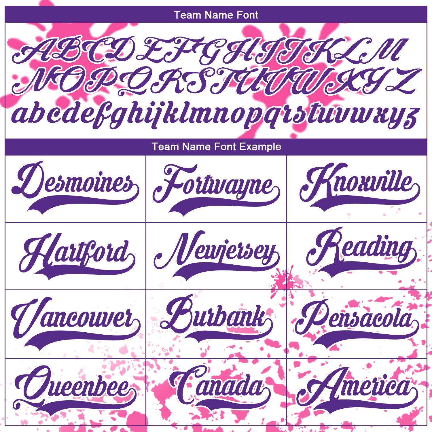 Custom Camo Purple Pink-White Splash Hockey Lace Neck Jersey view 4