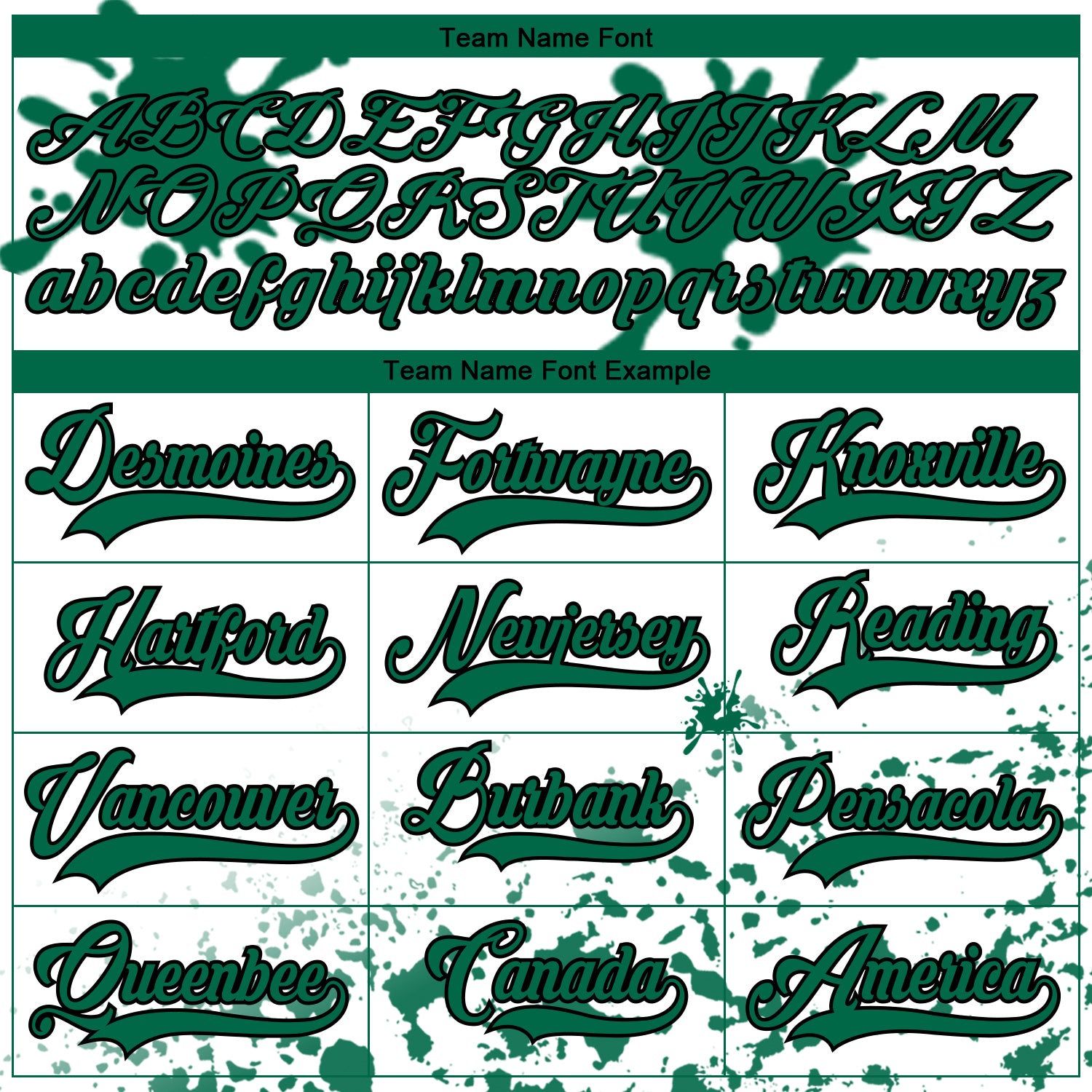 Custom Camo Kelly Green Black-White Splash Hockey Lace Neck Jersey view 4