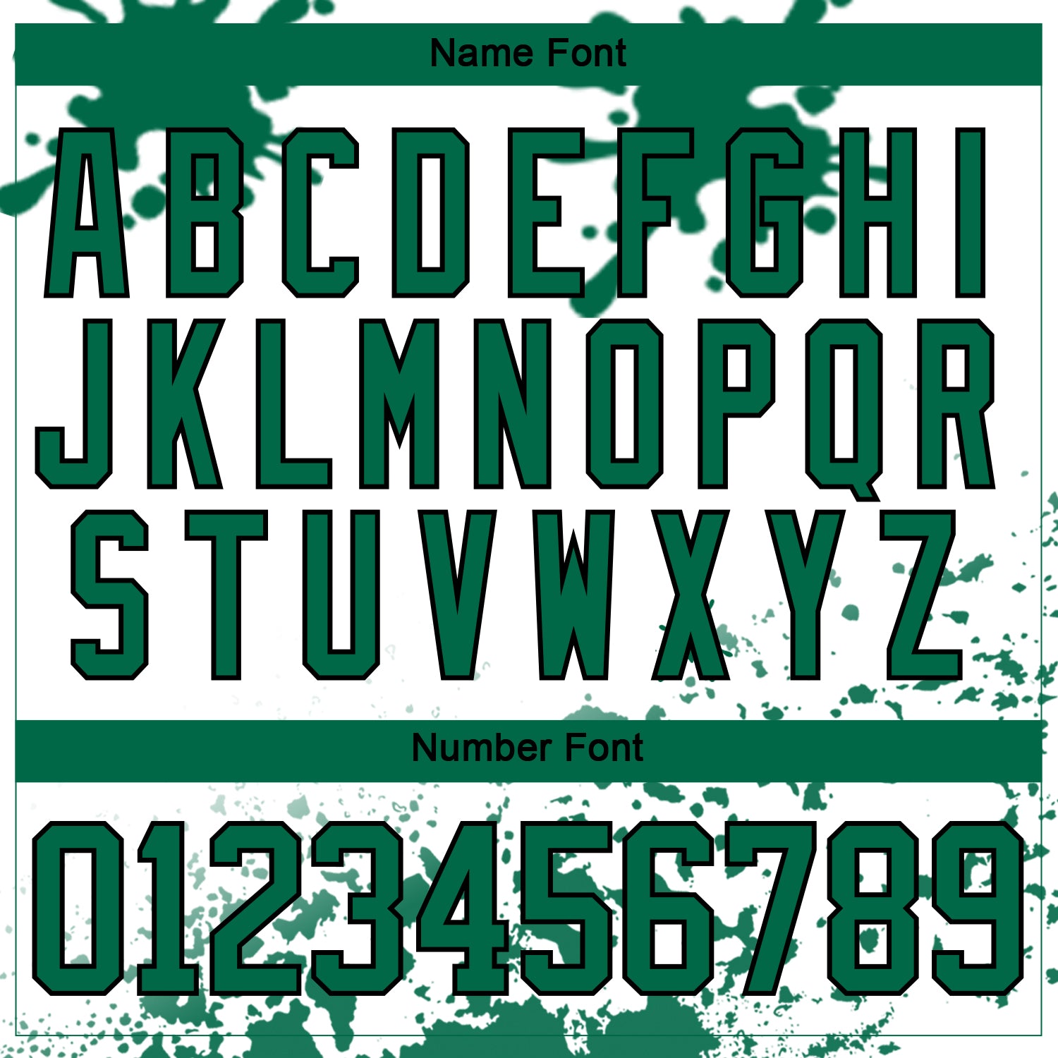 Custom Camo Kelly Green Black-White Splash Hockey Lace Neck Jersey view 5