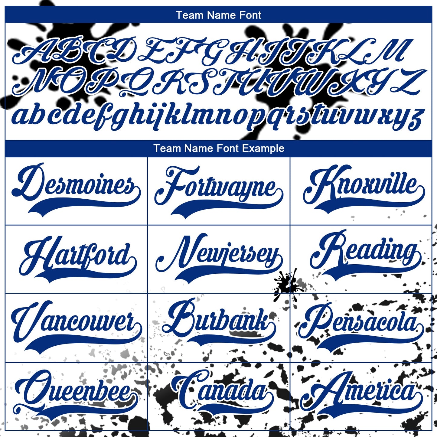 Custom Camo Royal Black-White Splash Hockey Lace Neck Jersey view 4