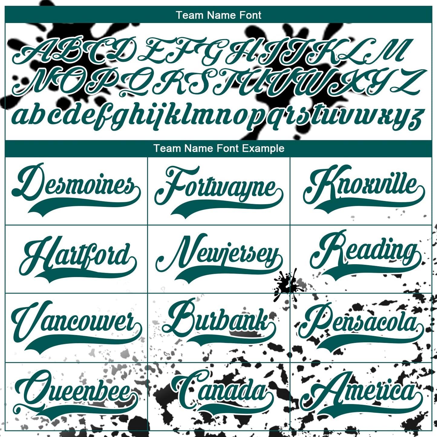 Custom Camo Midnight Green Black-White Splash Hockey Lace Neck Jersey view 4