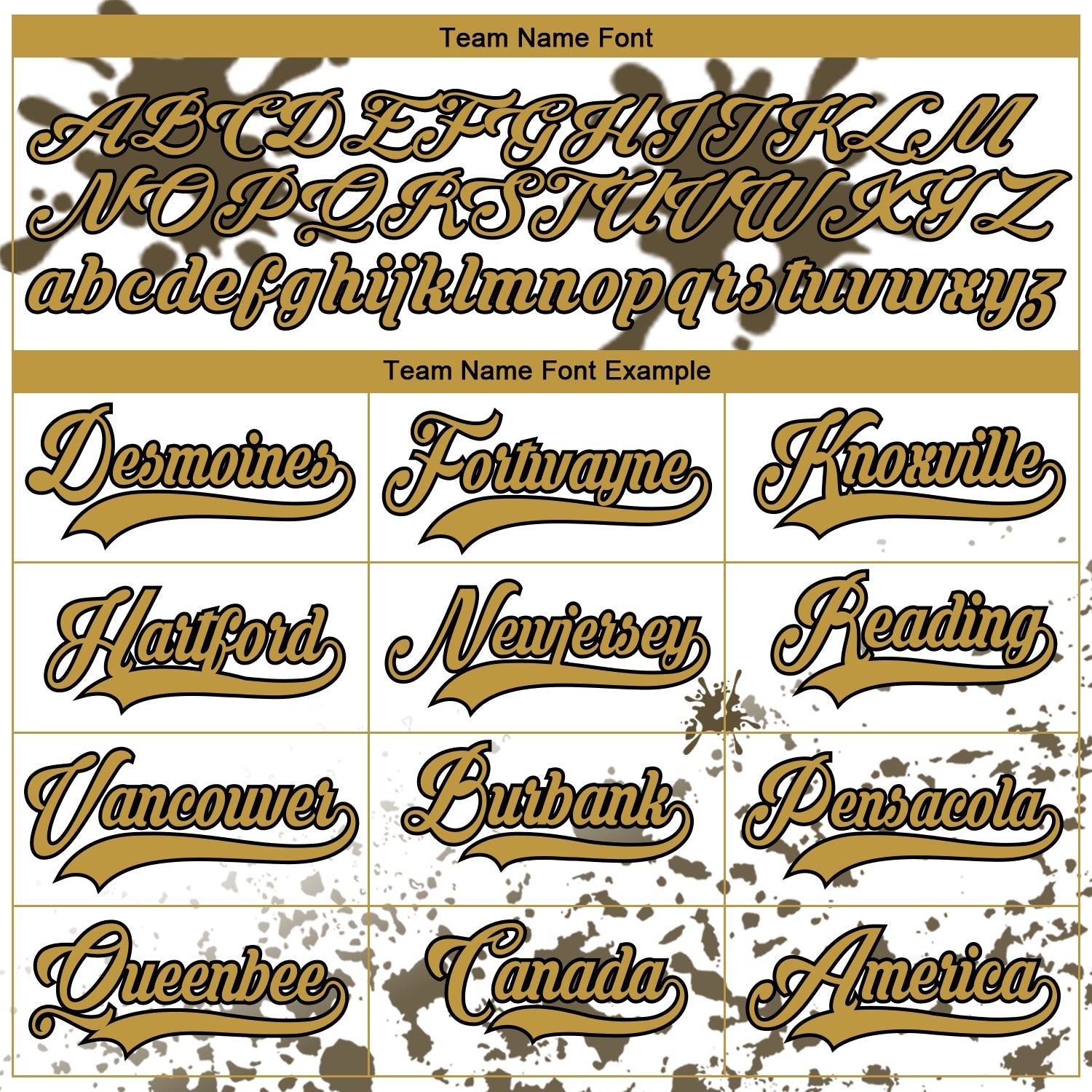 Custom Camo Old Gold Olive Black-White Splash Hockey Lace Neck Jersey view 4