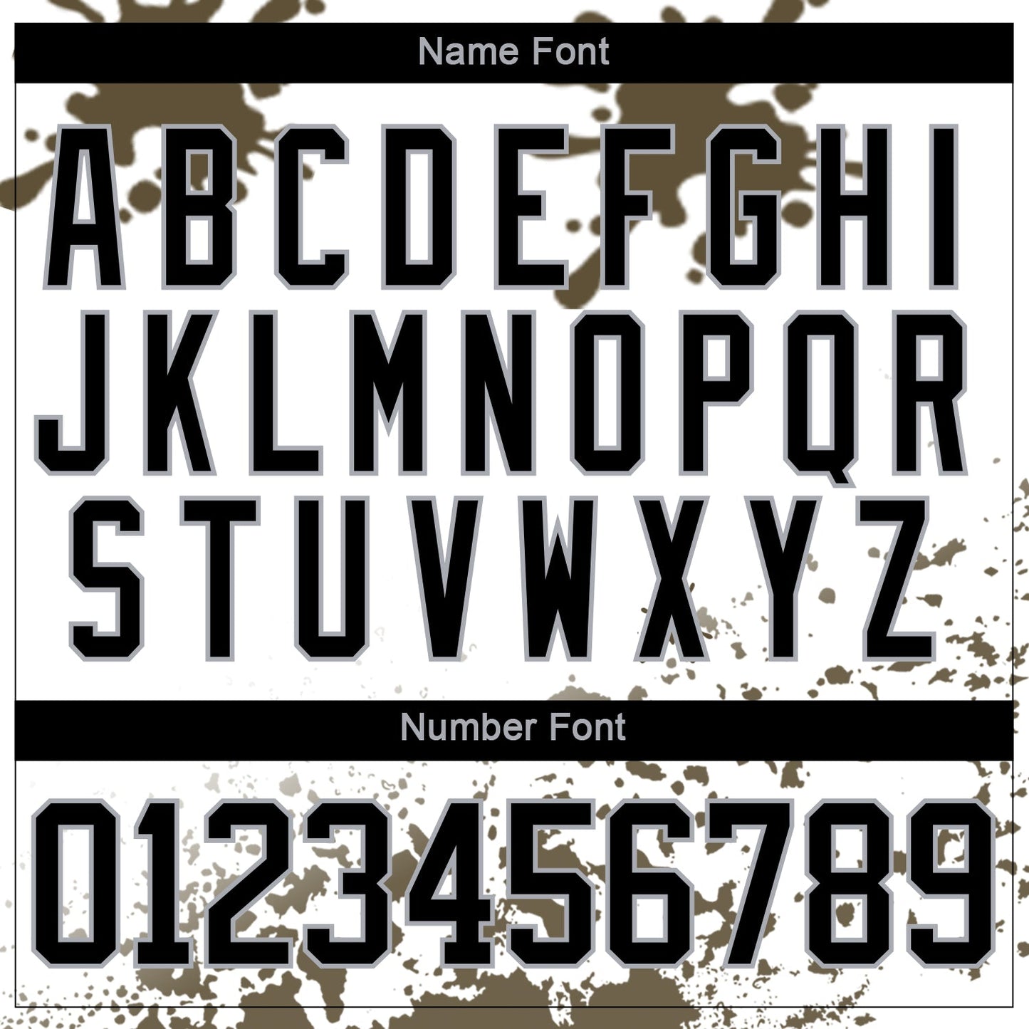 Custom Camo Black Olive Gray-White Splash Hockey Lace Neck Jersey view 5