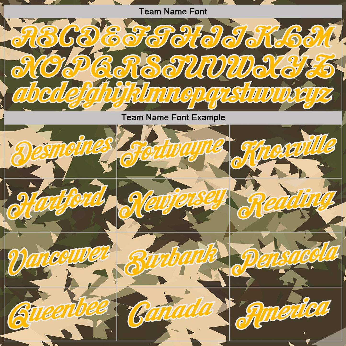 Custom Camo Gold-White Geometric Fragment Camouflage Salute To Service Performance T-Shirt view 3