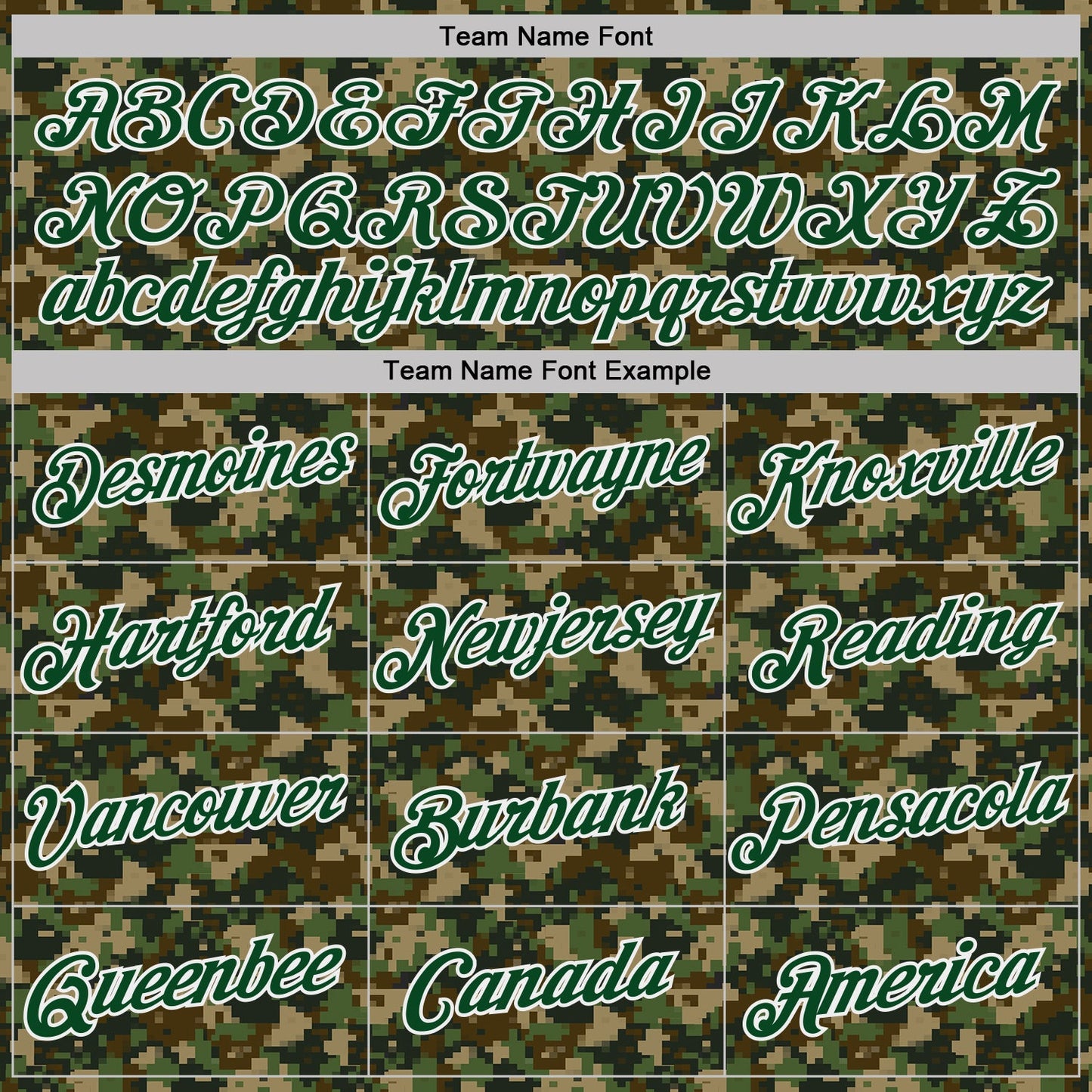 Custom Camo Green-White Woodland Digital Camouflage Pixel Salute To Service Performance T-Shirt view 3