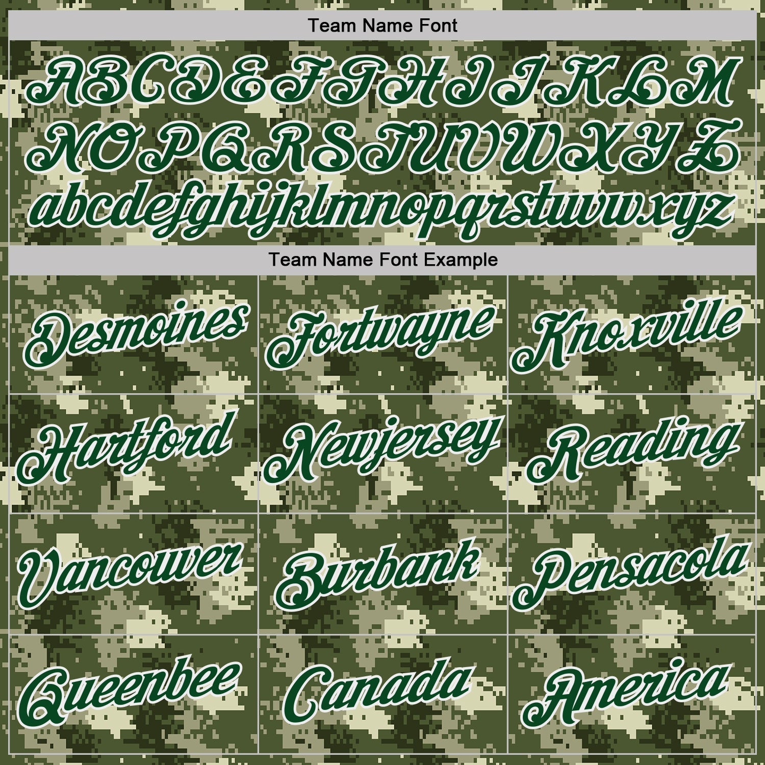 Custom Camo Green-White Woodland Forest Digital Camouflage Pixel Salute To Service Performance T-Shirt view 3