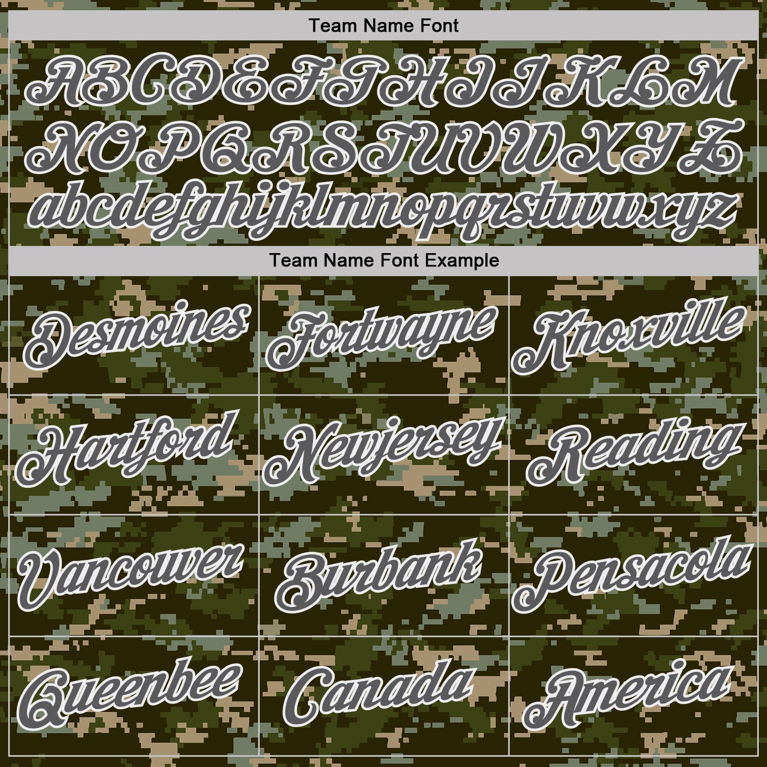 Custom Camo Steel Gray-White Woodland Digital Camouflage Pixel Salute To Service Performance T-Shirt view 3