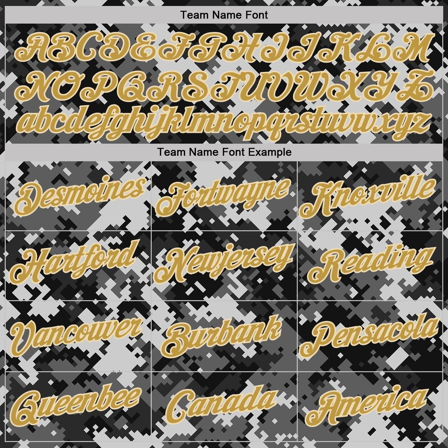 Custom Camo Old Gold-Cream Urban Digital Camouflage Pixel Salute To Service Performance T-Shirt view 3