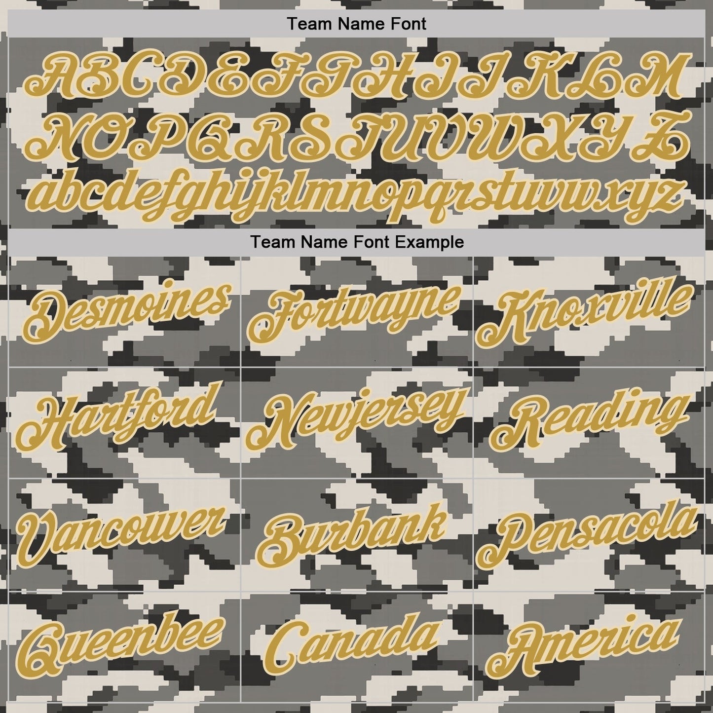 Custom Camo Old Gold-Cream Urban Digital Camouflage Pixel Salute To Service Performance T-Shirt view 3