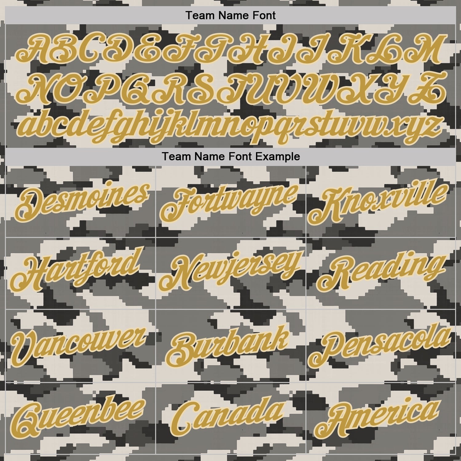 Custom Camo Old Gold-Cream Urban Digital Camouflage Pixel Salute To Service Performance T-Shirt view 3