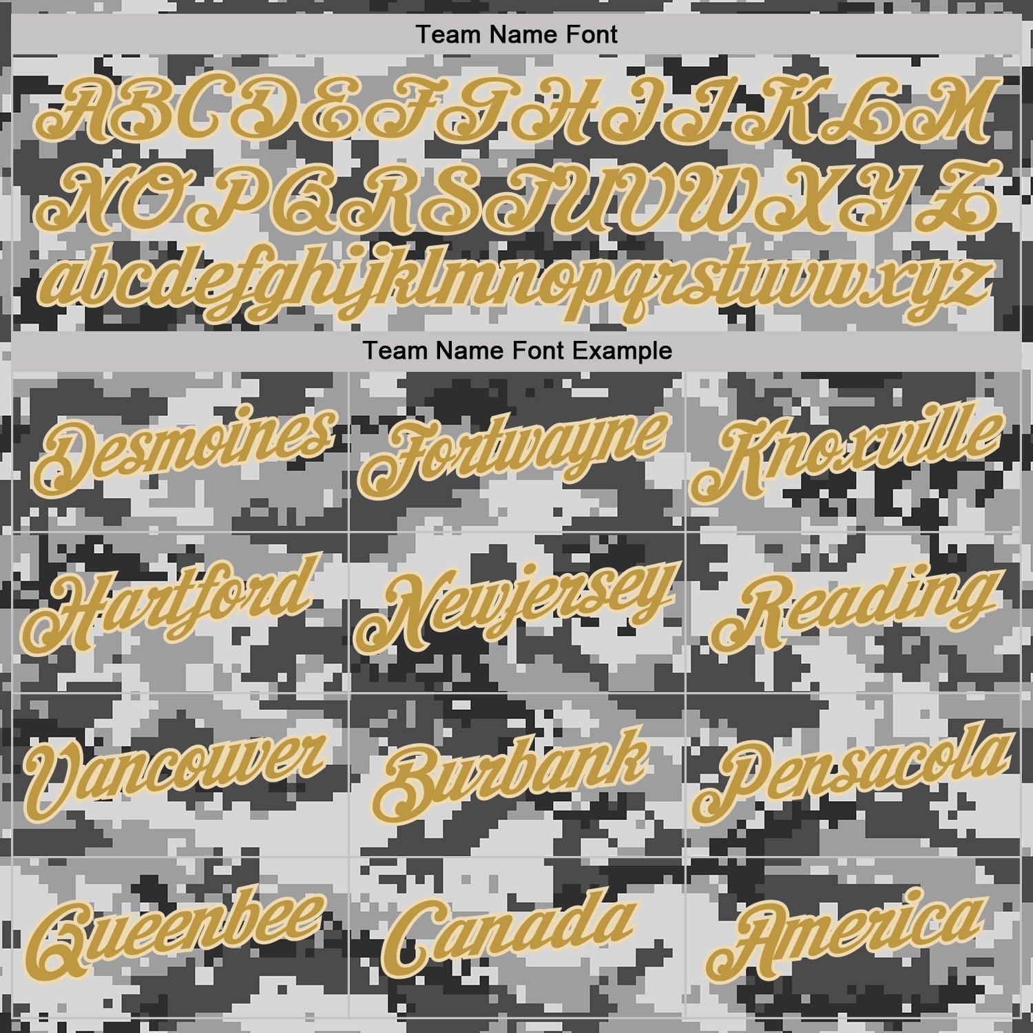 Custom Camo Old Gold-Cream Urban Digital Camouflage Pixel Salute To Service Performance T-Shirt view 3