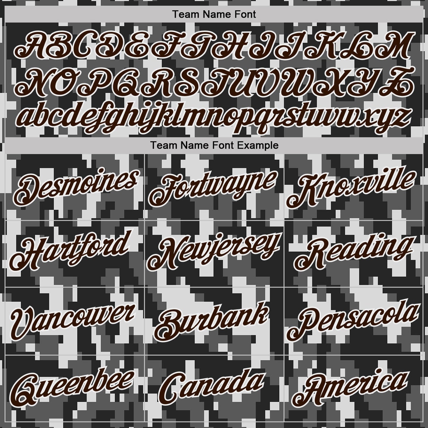 Custom Camo Brown-White Urban Digital Camouflage Pixel Salute To Service Performance T-Shirt view 3