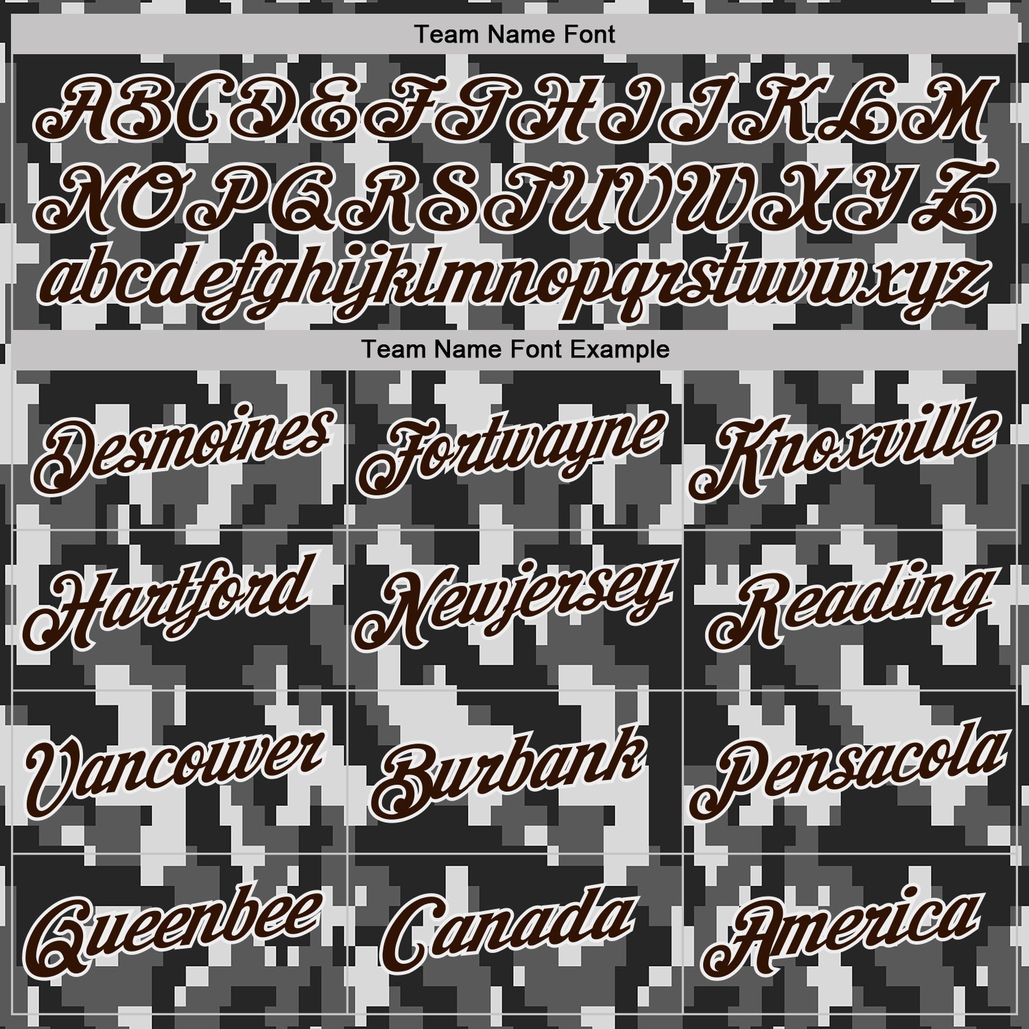 Custom Camo Brown-White Urban Digital Camouflage Pixel Salute To Service Performance T-Shirt view 3