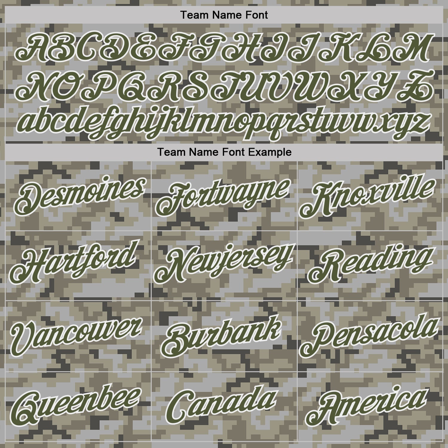 Custom Camo Olive-White Urban Digital Camouflage Pixel Salute To Service Performance T-Shirt view 3