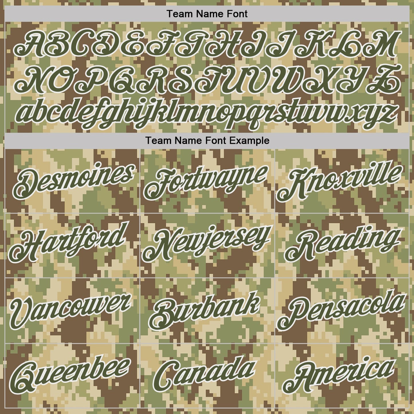 Custom Camo Olive-White Woodland Forest Digital Camouflage Pixel Salute To Service Performance T-Shirt view 3