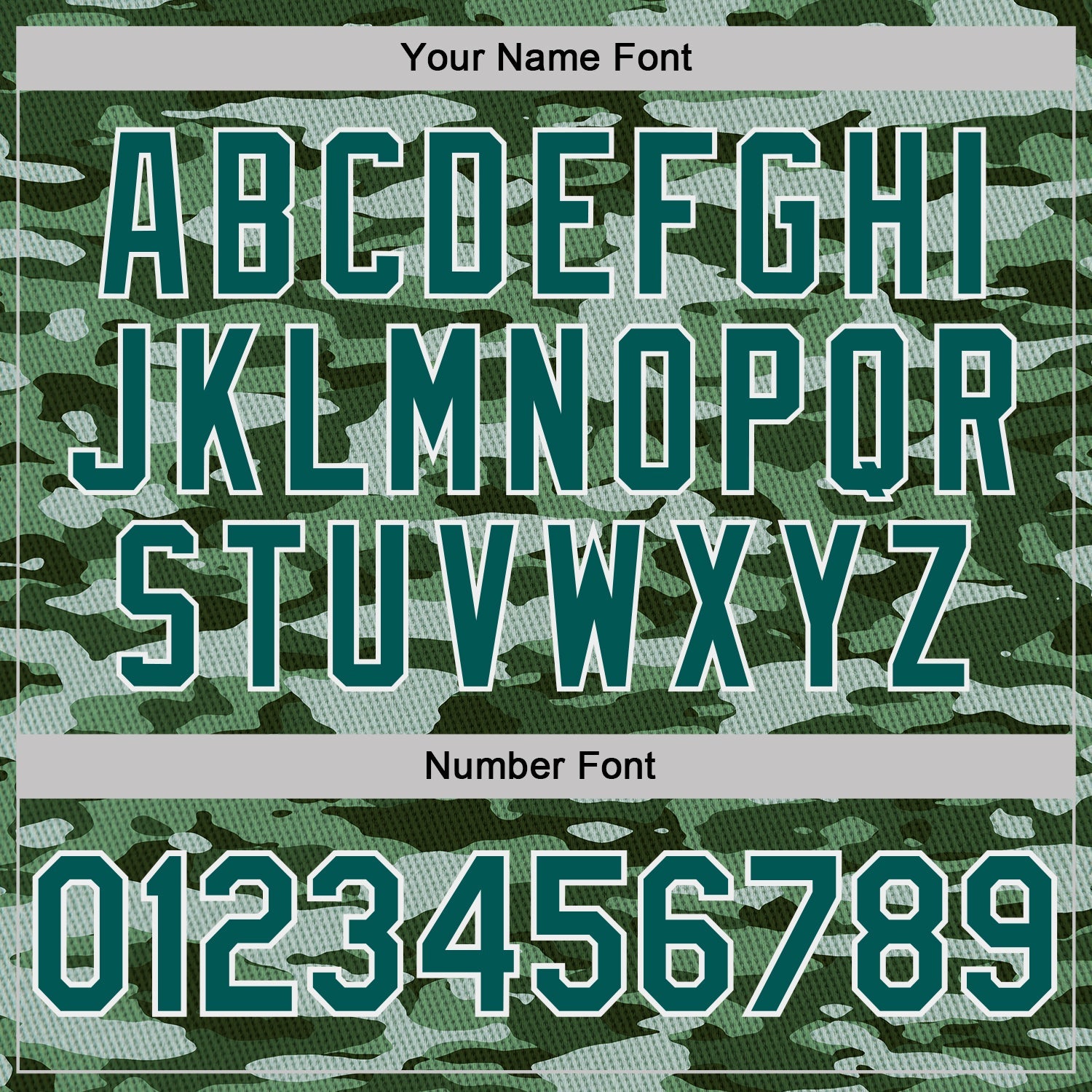 Custom Camo Midnight Green-White Woodland Forest Digital Camouflage Pixel Salute To Service Performance T-Shirt view 4