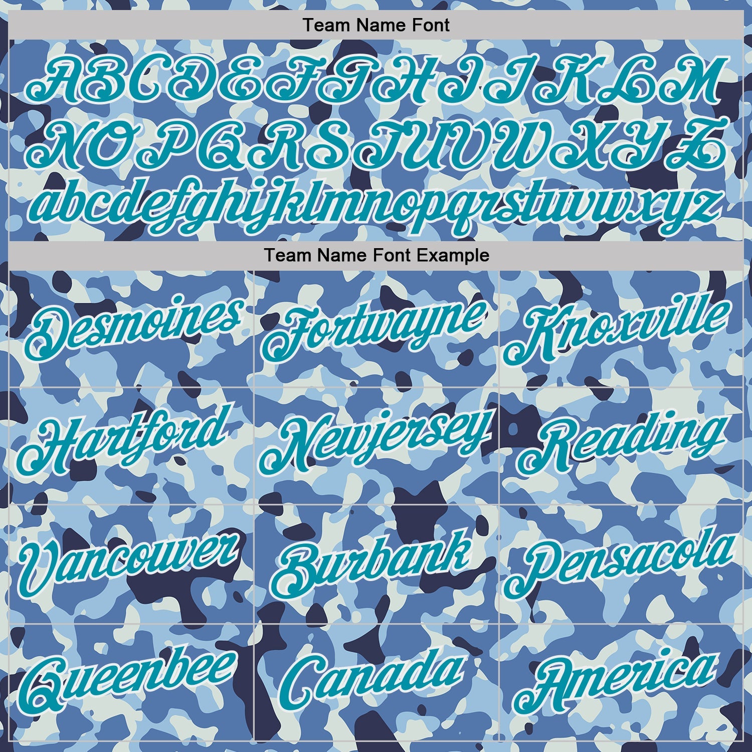 Custom Camo Teal-White Ocean Digital Camouflage Pixel Salute To Service Performance T-Shirt view 3