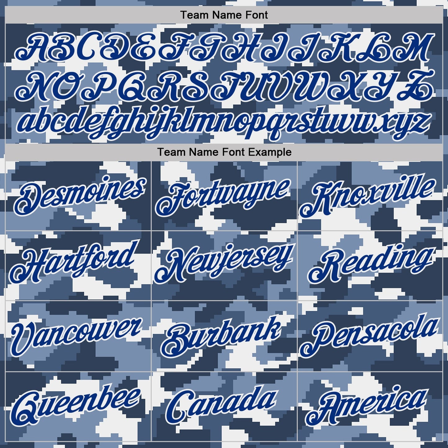 Custom Camo Royal-White Digital Camouflage Pixel Salute To Service Performance T-Shirt view 3