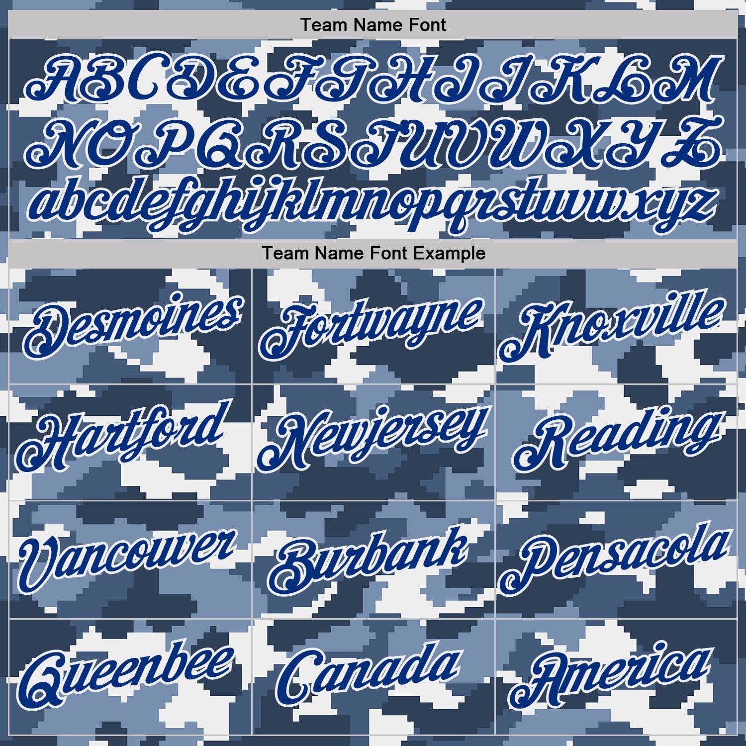 Custom Camo Royal-White Digital Camouflage Pixel Salute To Service Performance T-Shirt view 3