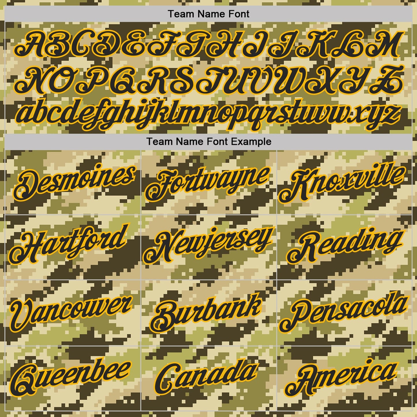 Custom Camo Black-Gold Desert Digital Camouflage Pixel Salute To Service Performance T-Shirt view 3