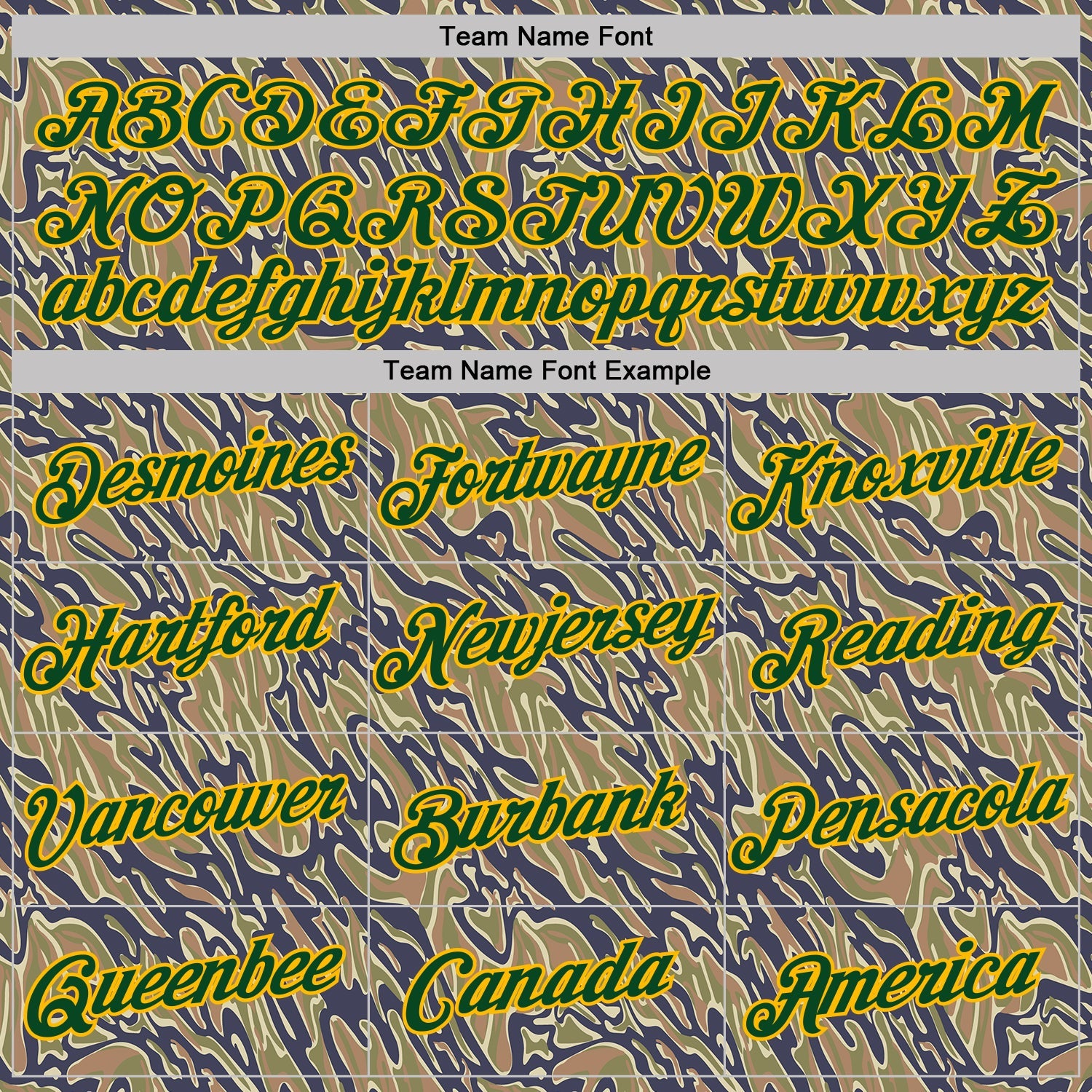 Custom Camo Green-Gold Tiger Stripe Camouflage Salute To Service Performance T-Shirt view 3