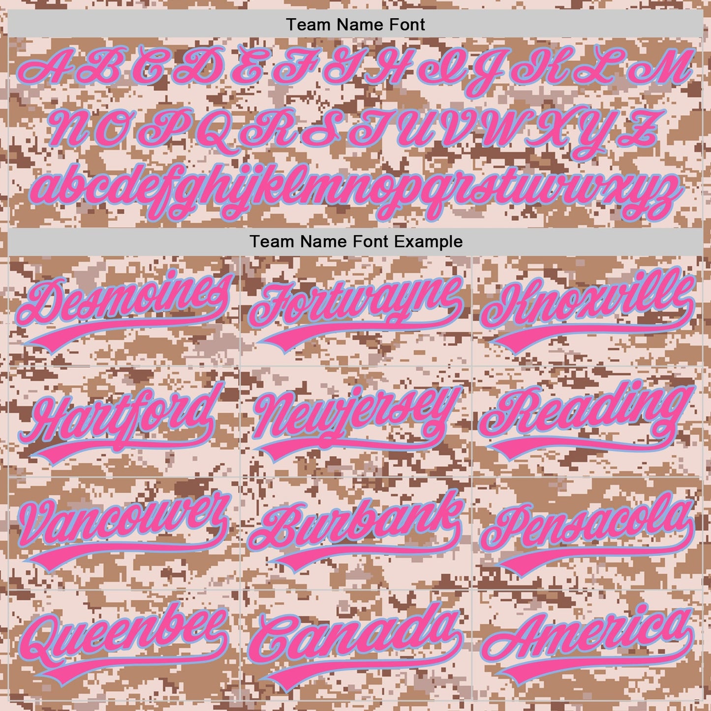 Custom Camo Pink-Light Blue Authentic Salute To Service Baseball Jersey view 4