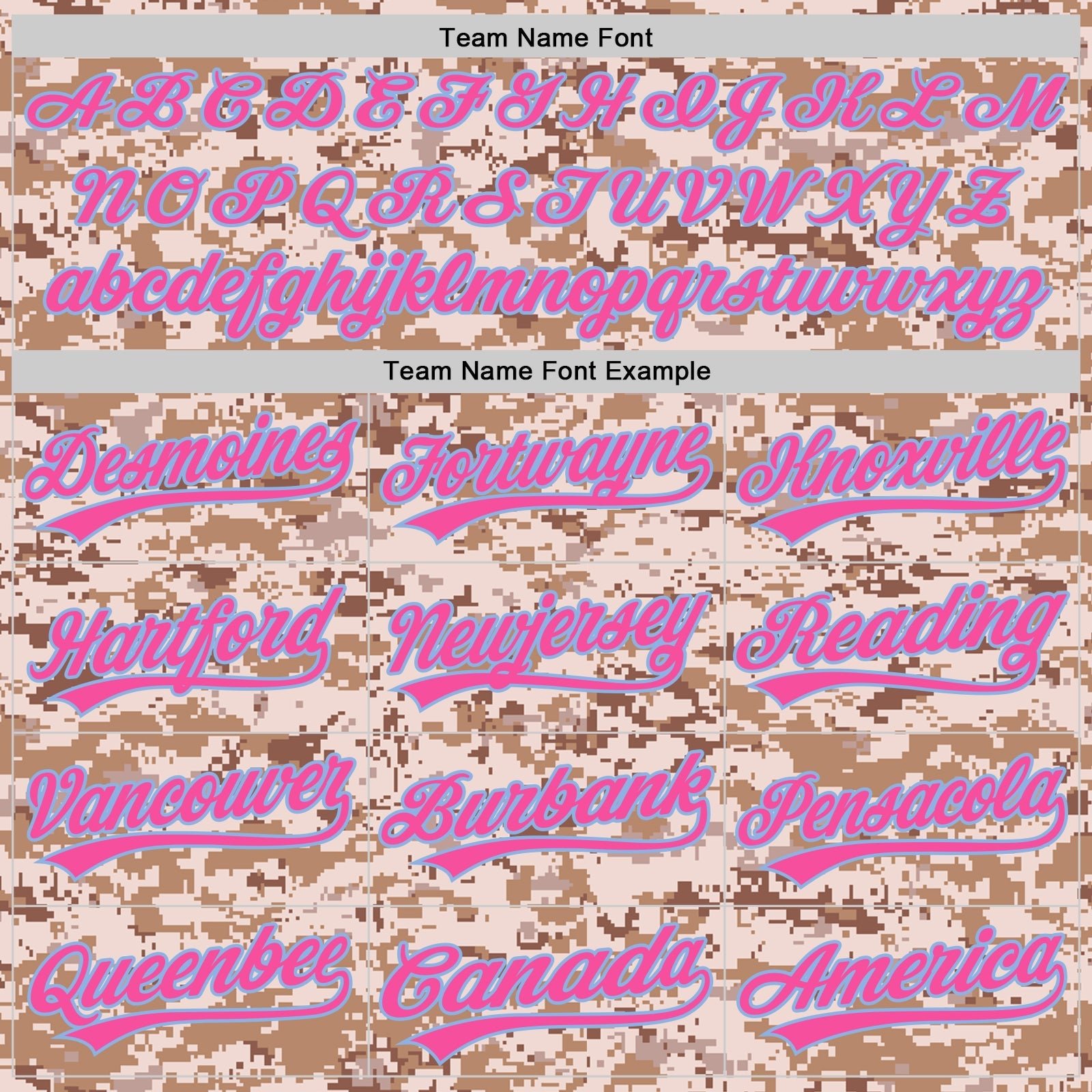 Custom Camo Pink-Light Blue Authentic Salute To Service Baseball Jersey view 4