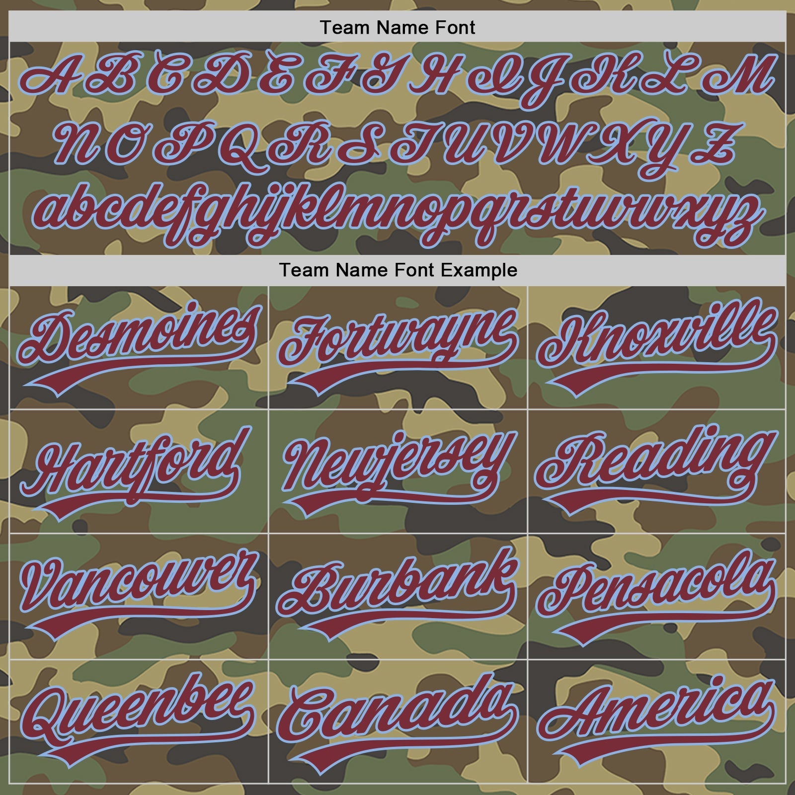 Custom Camo Burgundy-Light Blue Authentic Salute To Service Baseball Jersey view 4