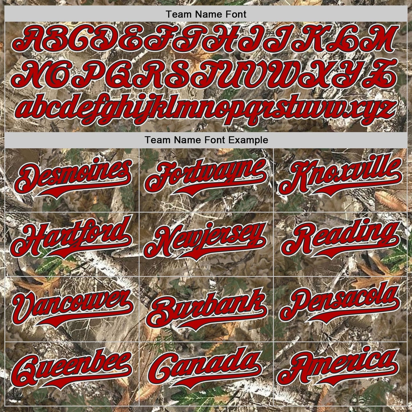 Custom Camo Red Black-White Woodland Forest Camouflage Authentic Salute To Service Baseball Jersey view 4